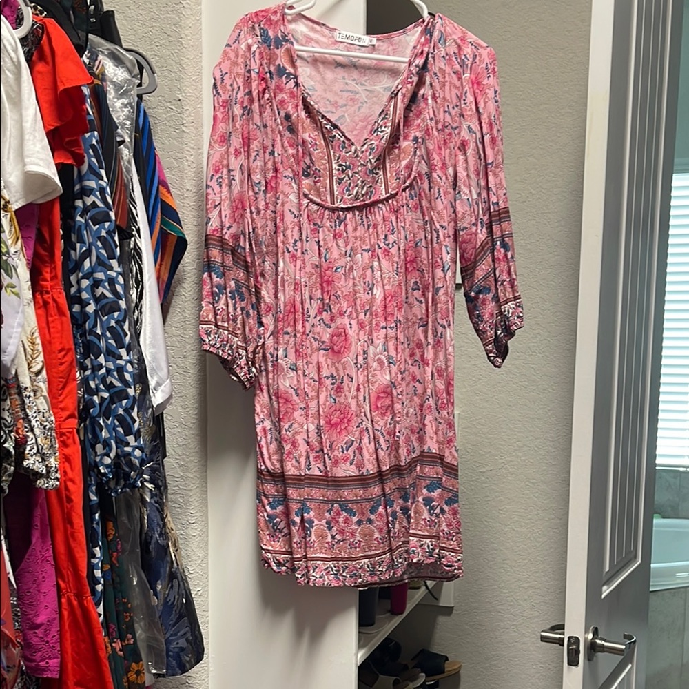 Women's Pink Floral Top by